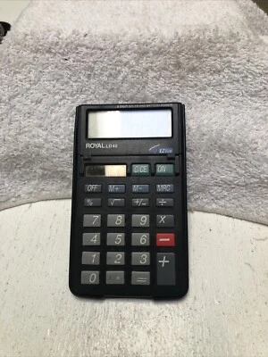 Vintage Royal EZVue LD40 8-Digit Solar/ Battery Powered Calculator-Working - Image 1 of 4
