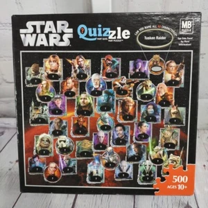 Star Wars Quizzle Puzzle 500 Pezzi 20”x24” Parte Quiz Parte Puzzle Nuovo Hasbro - Foto 1 di 11