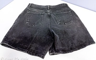 Pantalones Cortos Damas Wrangler Para Mujer Negro Algodón Desteñido Denim Estilo Básico Corto 18 Foto 1 de 4