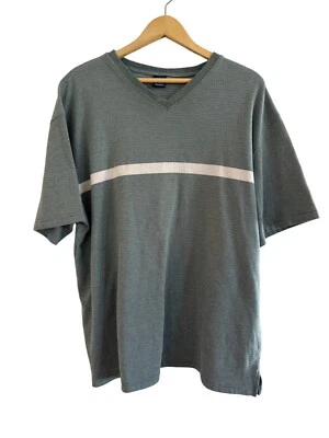 Camiseta manga corta High Sierra XL para hombre verde salvia a rayas Foto 1 de 4