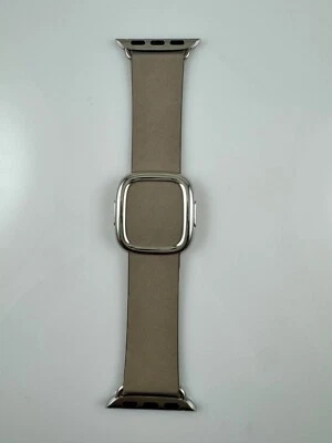Original Apple Watch FineWoven Modern Buckle Band 38MM 40mm 41MM 42MM Tan Small - Image 1 of 4