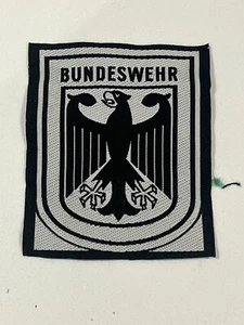 vintage west germany bundeswehr army white black adler patch - Picture 1 of 2