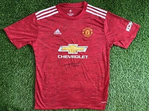 GENUINE HARRY MAGUIRE SIGNED MANCHESTER UNITED 20/21 SHIRT, PROOF AVAILABLE - Picture 1 of 1