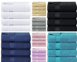 4X Extra Large Luxury Bath Sheet 100% Premium Egyptian Cotton Soft Towel 500 GSM - Picture 1 of 37