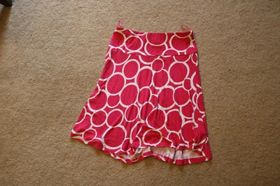 H&M Women’s White & Pink Skirt Knee Length Size 8 EUR 38 - Image 1 of 4