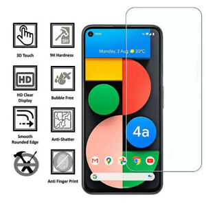 Clear HD 9H Tempered Screen Saver Protector For Google Pixel 4a 5G GD1YQ G025I