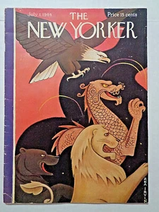 The New Yorker magazine July 1, 1944, cover Rea Irvin INV3053 - Picture 1 of 10