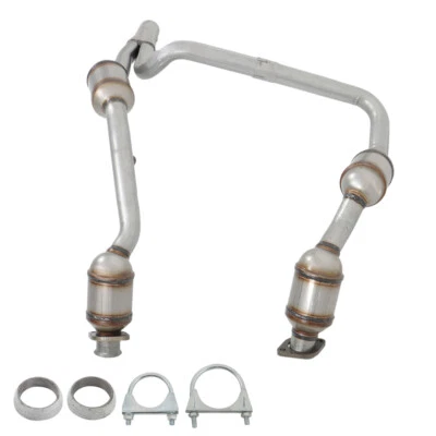 Labwork Front Catalytic Converter Y Pipe 2007-2009 For Jeep Wrangler JK 3.8L - Imagem 1 de 4
