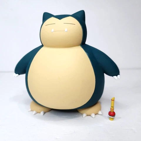 Pokemon Scale World 4.25" 1:20 Scale Snorlax Kabigon Poke Flute Figure Kanto Cover