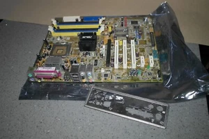 ASUS P5GDC PRO LGA 775 motherboard PCI PCI-e sata IDE DDR 1/2 bumbed caps REPAIR - Picture 1 of 10