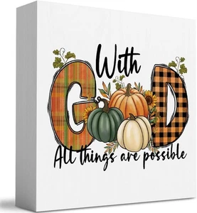 Herbstdeko, Herbstdeko für Home Office, Herbstdeko, Herbstschild, Herbst - Bild 1 von 6