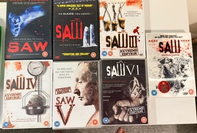 Saw DVD Collection Volumes 1-7 - Image 1 of 3