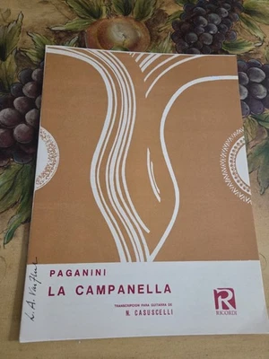 Paganini La Campanella для классической гитары чрезвычайно редкие ноты - Изображение 1 из 2