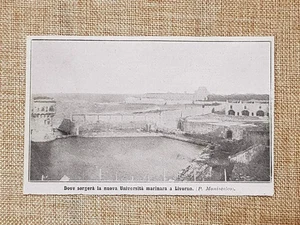 Livorno nel 1914 Il luogo dove sorgerà la nuova Università marinara Toscana - Picture 1 of 1