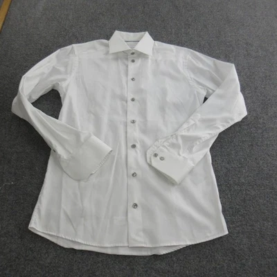 Eton Shirt Mens 15 38 White Signature Twill Slim Fit Dress Spread Collar - Image 1 of 4
