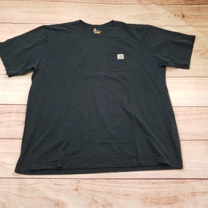 Carhartt Hemd Herren 2XL Schwarz Original Fit Workwear Pocket T-Shirt Baumwolle K87 - Bild 1 von 9