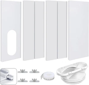 Kit de ventilación de ventana de aire acondicionado portátil conector de acoplamiento ventana corredera - Imagen 1 de 8