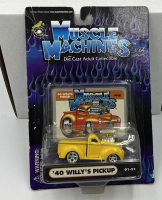 1:64 MUSCLE MACHINES ‘40 WILLY’S PICKUP - Image 1 of 4