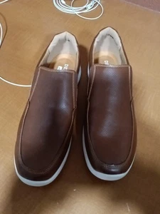 Deer Stags Drive Men's Slip On Size 12 M Brown Memory Foam - Picture 1 of 4