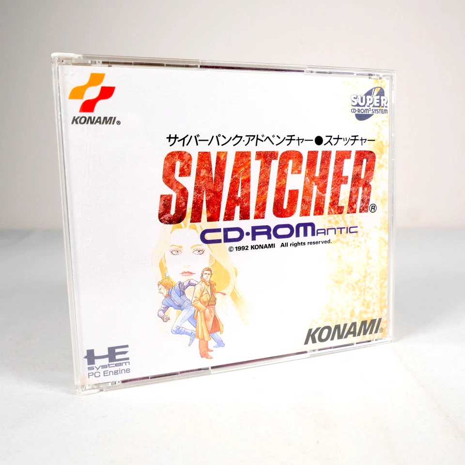 SNATCHER CD.Romantic Nec PC Engine Super Cd-Rom Fan Book Stickers Reg Japan 1 - Photo 1/4