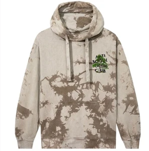 SUDADERA CON CAPUCHA VERTICAL FORMAL ANTI SOCIAL CLUB (TAN TIE DYE) - Imagen 1 de 2