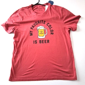 Camiseta para hombre XL color óxido Life Is Good - Imagen 1 de 10