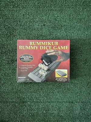 Rummikub Rummy Dice Game - 1995 - Pressman Toy Corp. - New & Sealed - Image 1 of 3