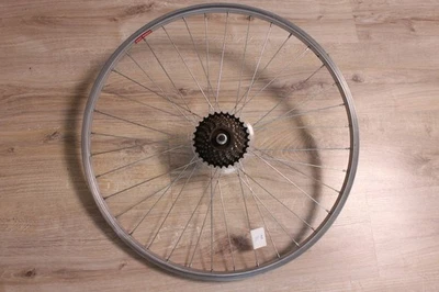 26 Zoll Alufelge Hinterrad 7# Fahrrad  7Fach Schraubkranz: 28/14 Zahn - Bild 1 von 4