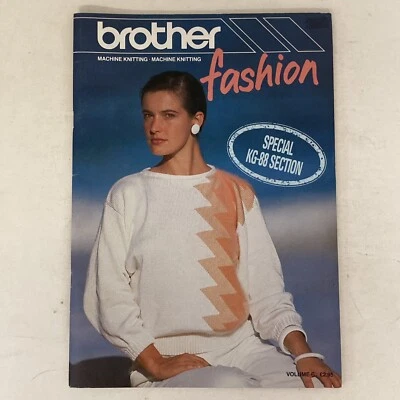 Brother Fashion, Vol 6, 36 Patterns, Special KG-88 Section for Knitting Machines - Image 1 of 4