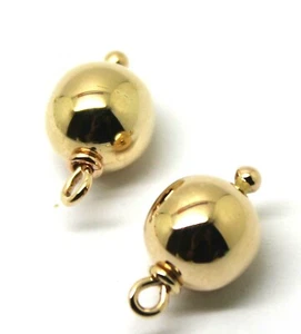 Genuine 9ct Yellow Gold 10mm Ball Plain Balls For Charm Earrings - Bild 1 von 12