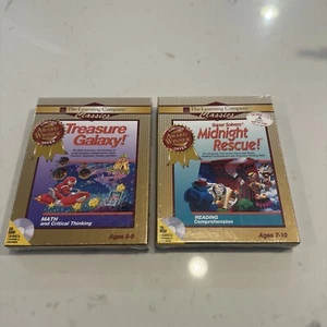 Treasure Galaxy and Midnight Rescue Big Box PC Spiel Mac Windows Vintage Lot Neu - Bild 1 von 7