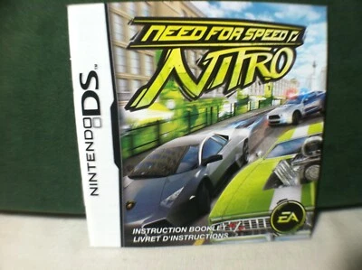 DS Manual Need for Speed Nitro - Image 1 of 2