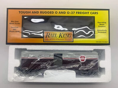 O Gauge MTH Rail King Box Car Railroad Train #30-7459 Pennsylvania PRR #671410. - Image 1 of 4