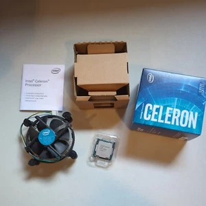 Intel Celeron G3930 2.9 GHz Dual Core (BX80677G3930) Processor + Heatsink + Fan - Picture 1 of 4