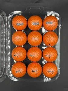 Nike Karma MOJO Orange 12 Used Golf Balls 5A - Picture 1 of 2