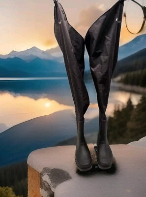 Frogg Toggs Men's Size 13 Rana II Bootfoot Hip Brown Waders #2716249  - Image 1 of 4