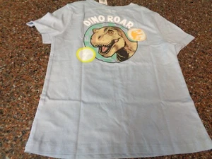Old Navy Jurassic World 🦖 6T T-Shirt SS Light Blue Dinosaur T-Rex Dino Roar New - Picture 1 of 9