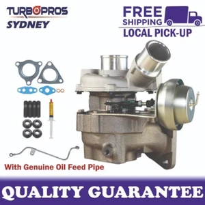 Turbo Charger+Genuine Oil Feed Pipe For Mitsubishi Challenger 4D56 2.5L VT16 - Foto 1 di 15