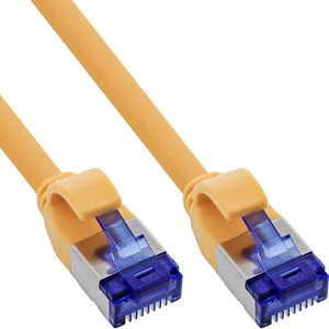 InLine® Patchkabel Slim, Cat.6A, S/FTP, TPE (LSZH) flexibel, PoE, gelb, 1,5m - Bild 1 von 1