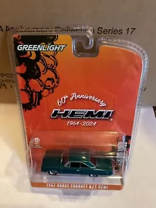 Dodge Coronet R/T 1967 aniversario Greenlight HEMI - Imagen 1 de 1