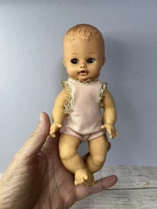 Vintage Playmates Baby Doll, Drinking, Wetting, Pink Romper Suit Hong Kong - Picture 1 of 10