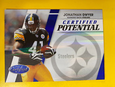49547  2010  Certified Potential Blue #31 Jonathan Dwyer STEELERS RC #09/50