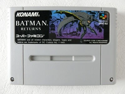 Batman Returns SNES KONAMI Nintendo Super Famicom From Japan - Image 1 of 4