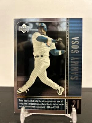 2000 Upper Deck Legends Sammy Sosa Chicago Cubs #19 - Image 1 of 2