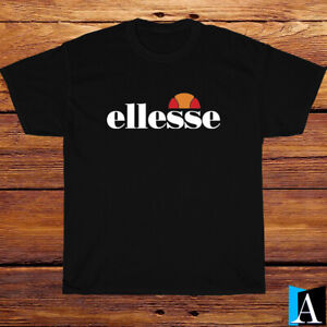 New Shirt Vintage ELLESSE Italia Logo Black/Grey/Navy/White Men's T-Shirt S-3XL
