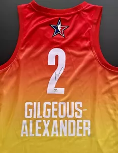 Maglia Shai Gilgeous Alexander firmata autografata All Star Oklahoma City Psa/Dna - Foto 1 di 4