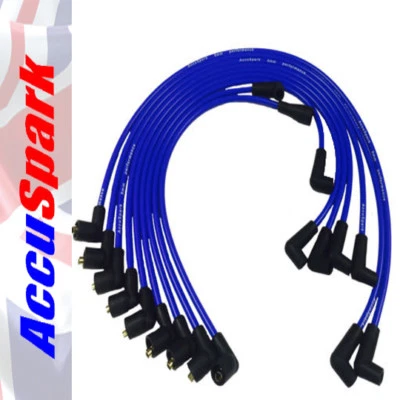 Ford  V8 289 /302  engine AccuSpark 8mm Blue Silicon Performance HT leads  - Image 1 of 2