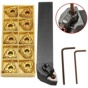 MWLNR2525M08 25mm Lathe Turning Tool Holder + WNMG080408-MA index Carbide Insert - Picture 1 of 6