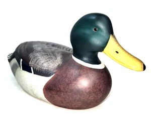 Gallery Originals Delaware Mallard Duck Bob Berry 1984 Carved Wood Decoy 14"L - Picture 1 of 15