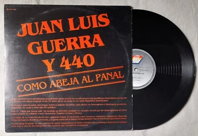JUAN LUIS GUERRA Y 440 – COMO ABEJA AL PANAL – PROMO – single – LP - MEXICAN Foto 1 de 4
